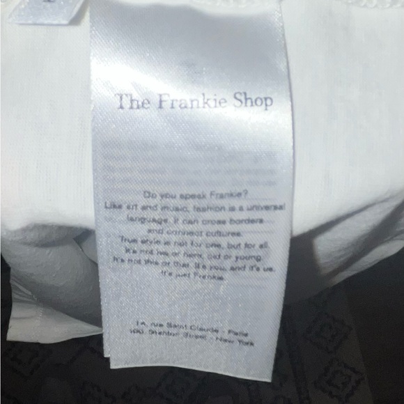 The Frankie Shop Maya T-Shirt Midi Dress White Cotton Dress - Picture 4 of 5